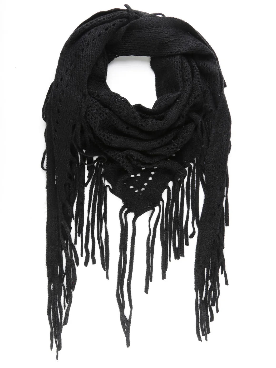 Solada Sciarpa donna in misto lana con frange