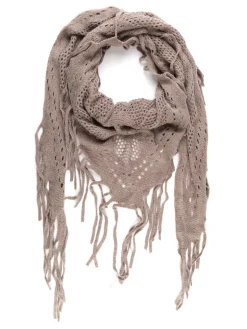 Solada Sciarpa donna in misto lana con frange