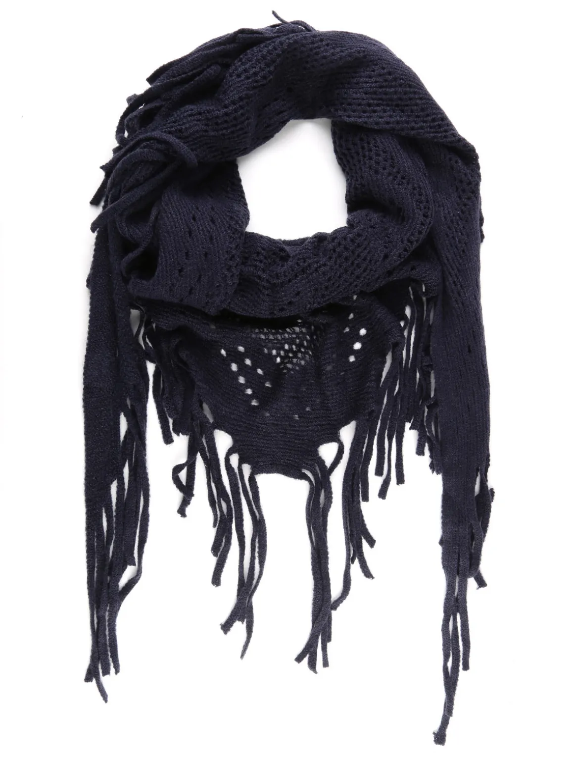 Solada Sciarpa donna in misto lana con frange