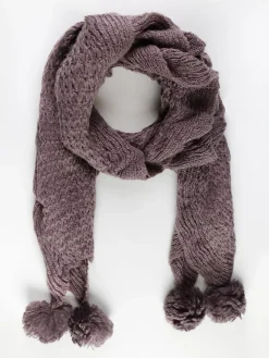 Solada Sciarpa misto lana con pompon