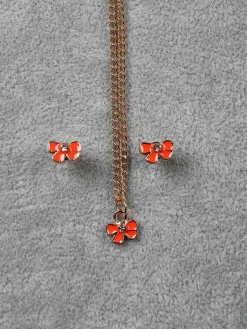 Solada Set bimba collana e orecchini fiore