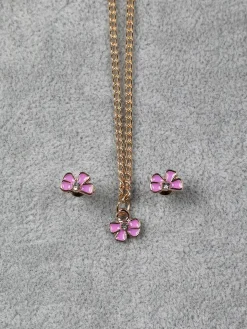 Solada Set bimba collana e orecchini fiore