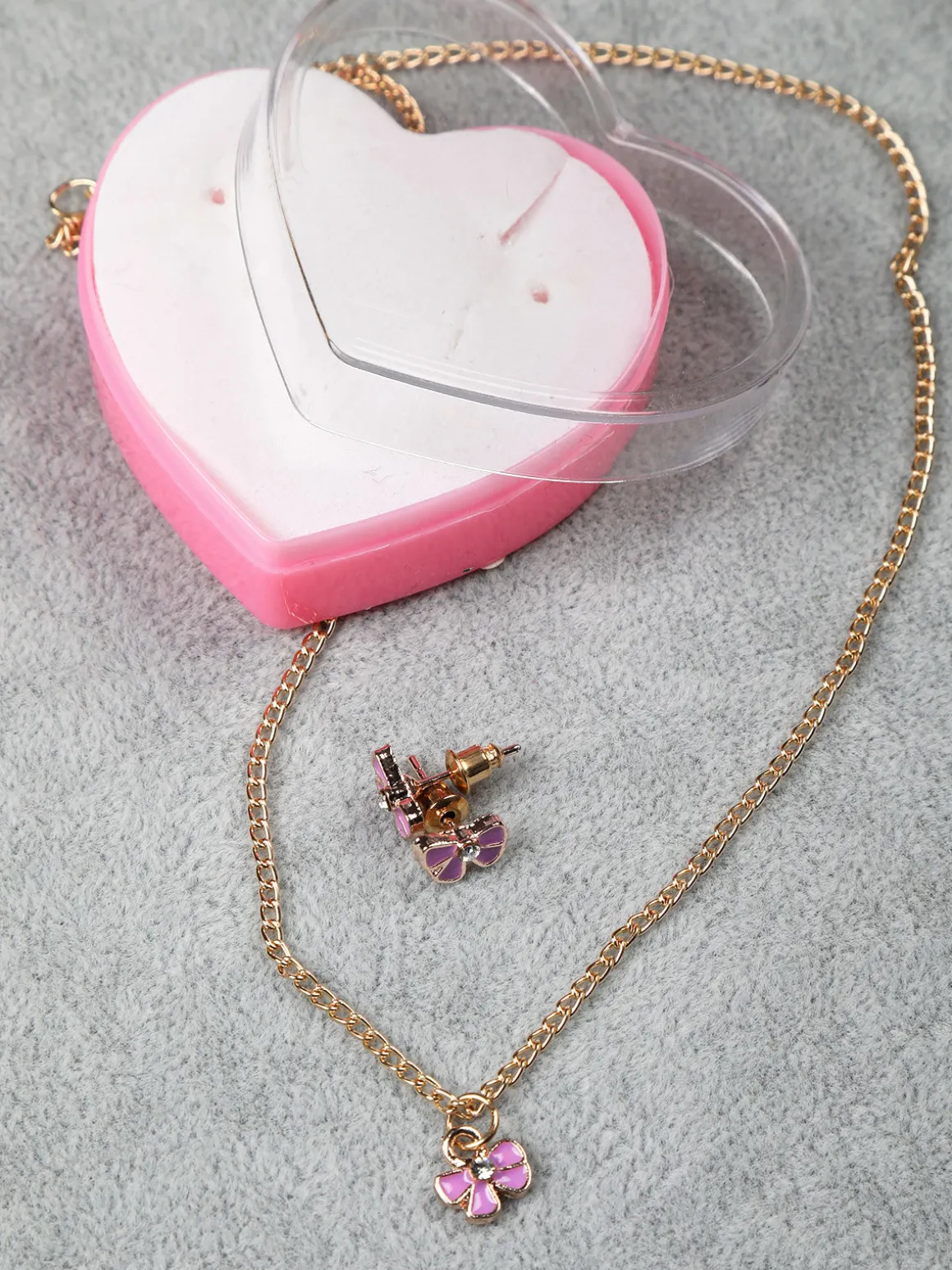 Solada Set bimba collana e orecchini fiore