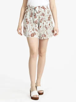 Solada Shorts donna a fiori con cintura