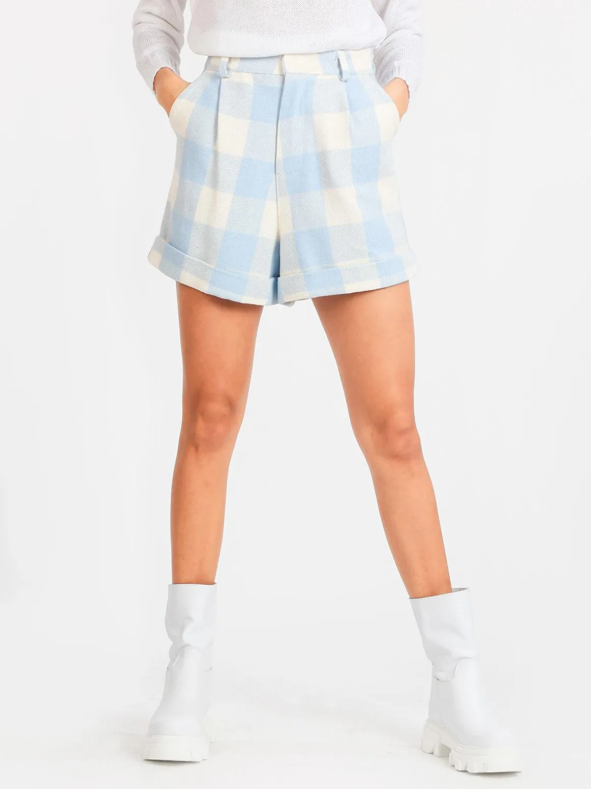 Solada Shorts donna a quadri