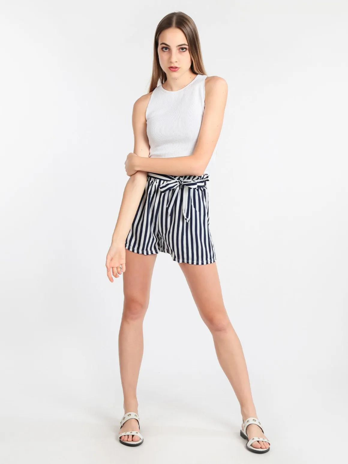 Solada Shorts donna a righe verticali