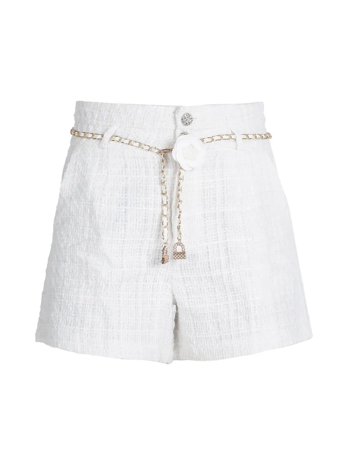Solada Shorts donna a vita alta con lurex