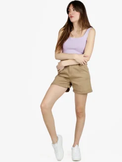 Solada Shorts donna a vita alta in cotone