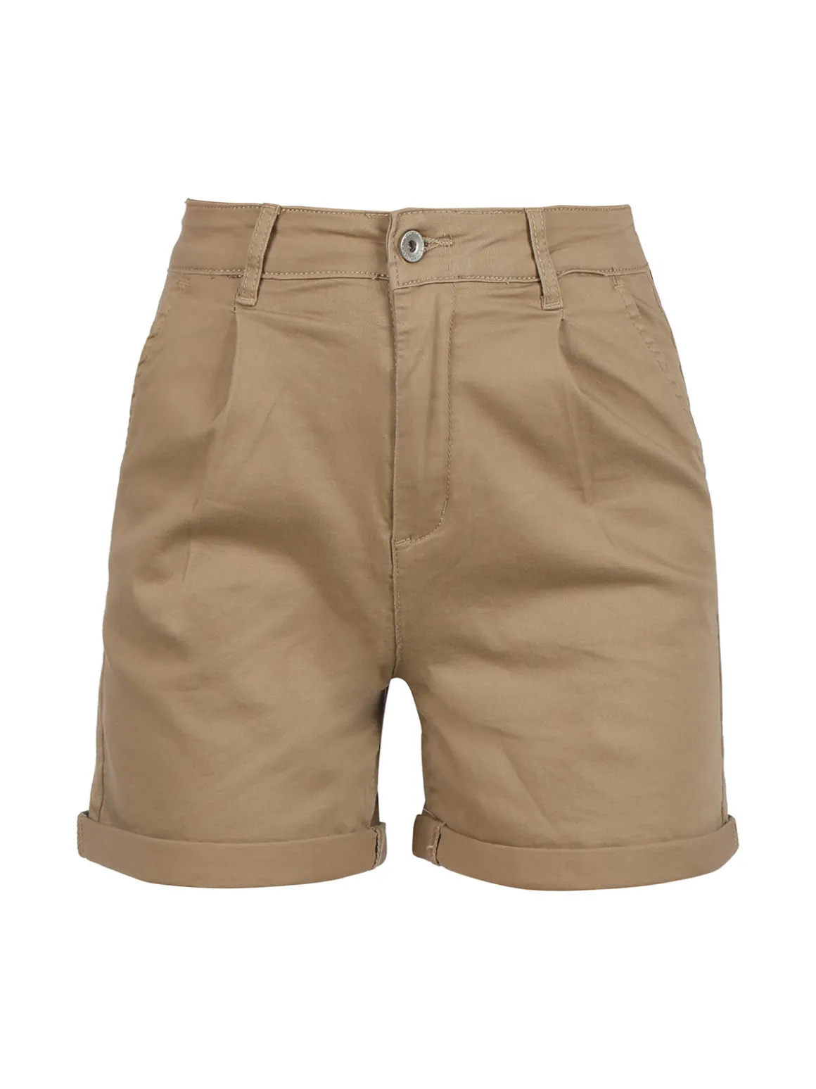 Solada Shorts donna a vita alta in cotone
