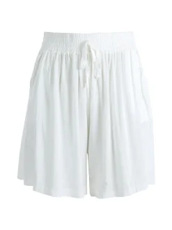 Solada Shorts donna in cotone a gamba larga