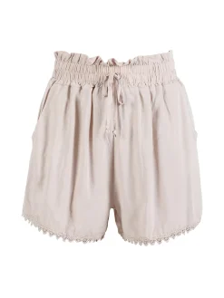 Solada Shorts donna in cotone con ricami sul finale