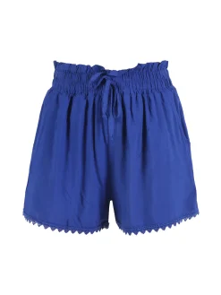 Solada Shorts donna in cotone con ricami sul finale