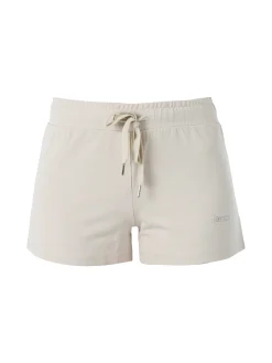 Solada Shorts donna in cotone con coulisse - beige