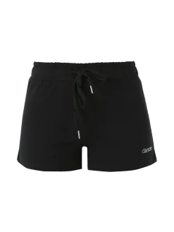 Solada Shorts donna in cotone con coulisse - nero