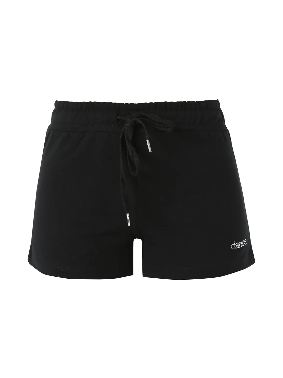 Solada Shorts donna in cotone con coulisse - nero