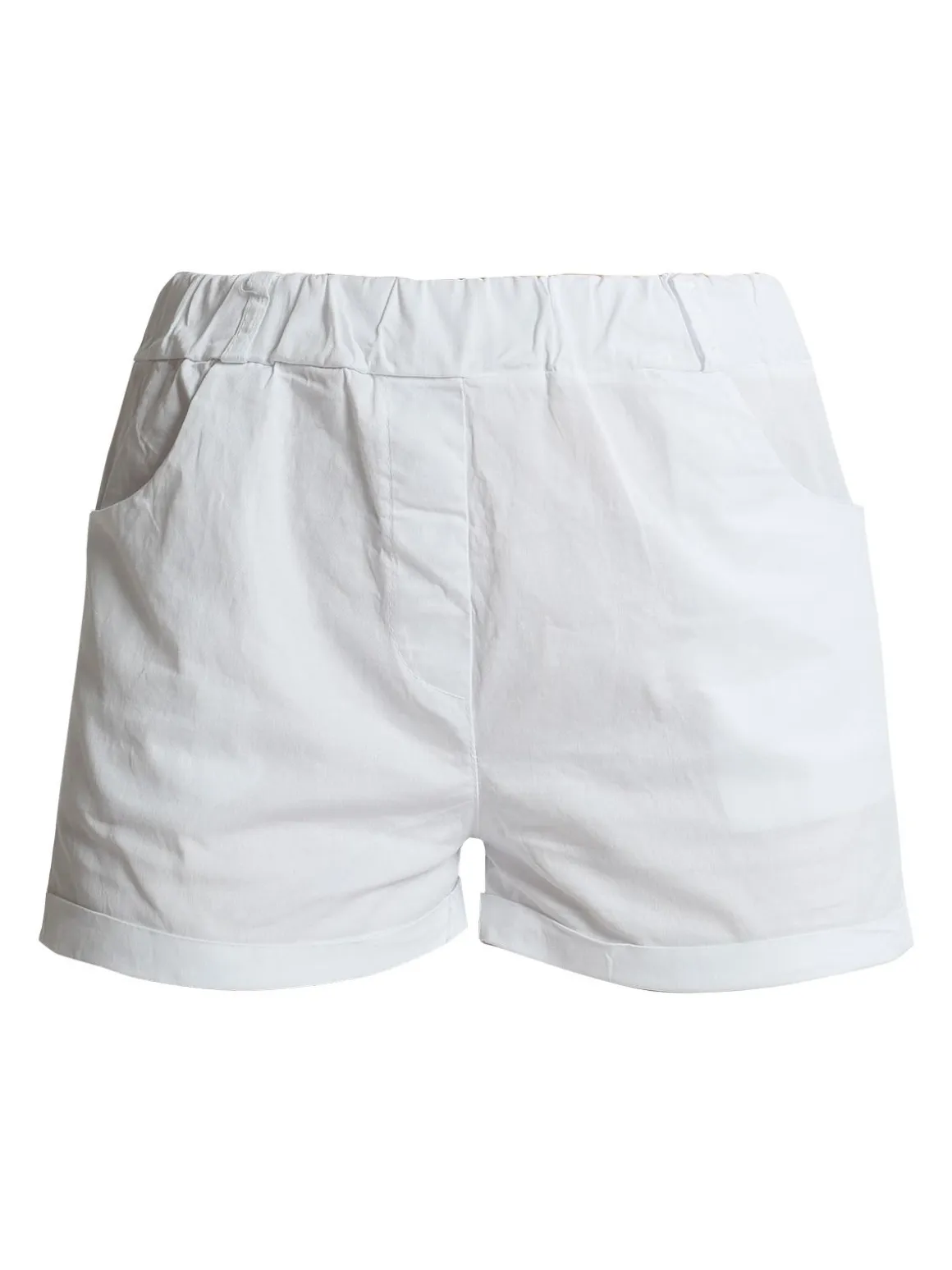 Solada Shorts in cotone con risvolto