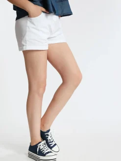 Solada Shorts in cotone con risvolto