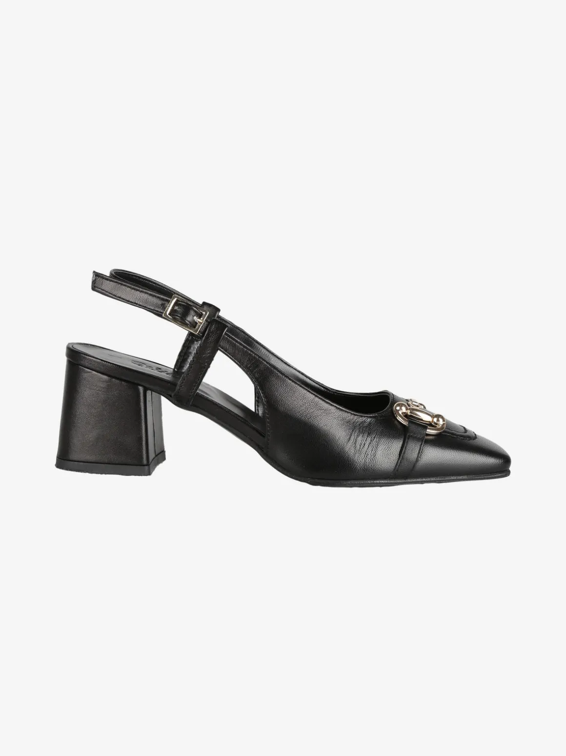 Solada Slingback in pelle da donna con punta quadrata