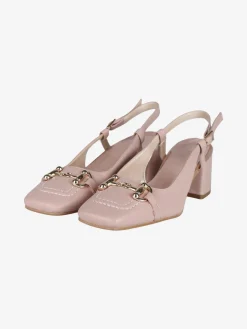 Solada Slingback in pelle da donna con punta quadrata