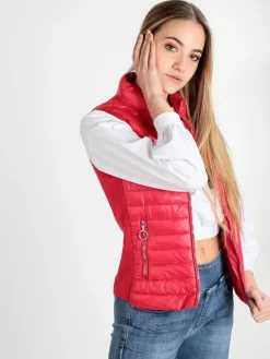 Solada Smanicato donna trapuntato con tasche