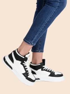 Solada Sneakers alte da donna con suola alta