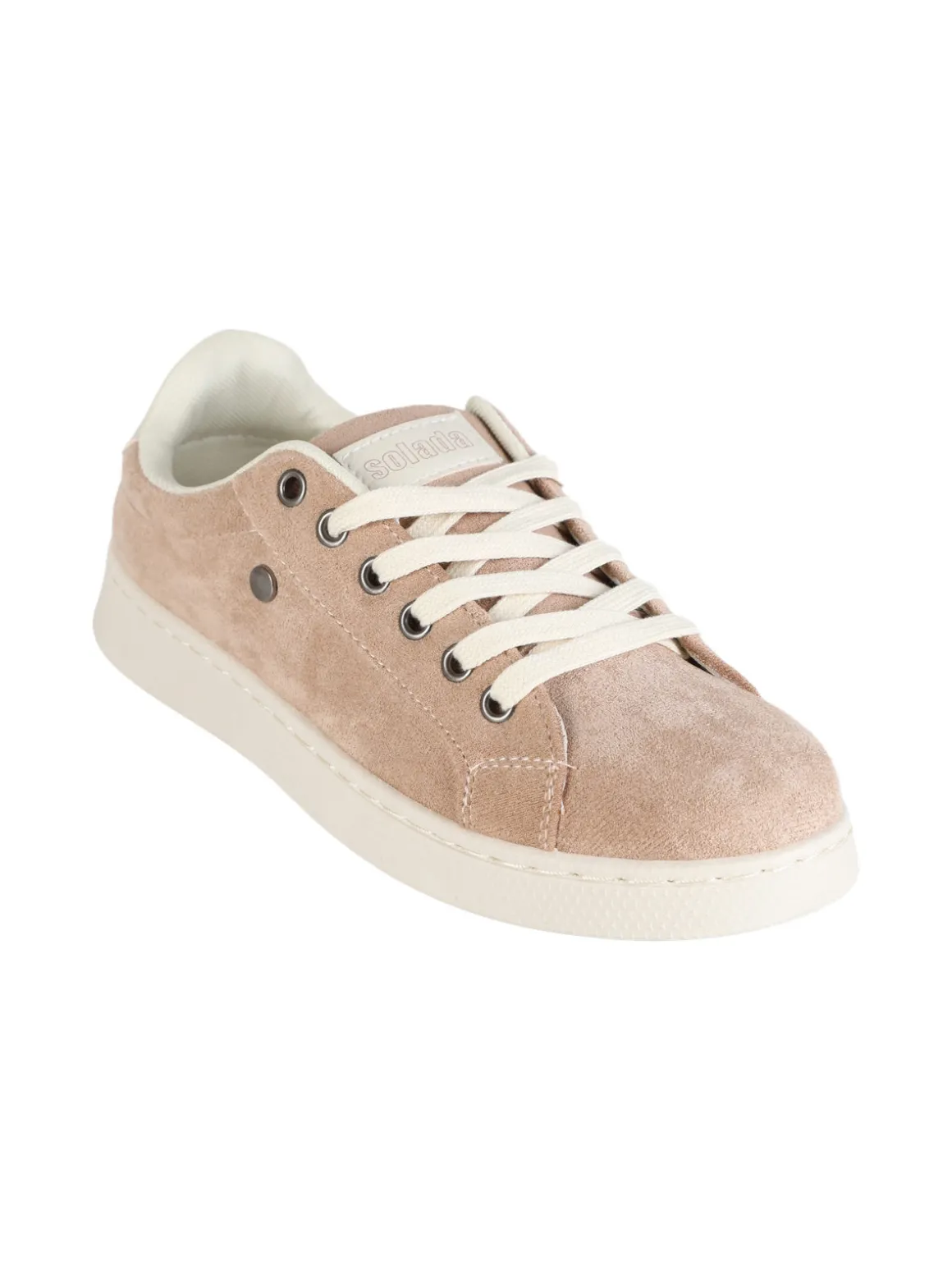 Solada Sneakers donna basse in tessuto scamosciato