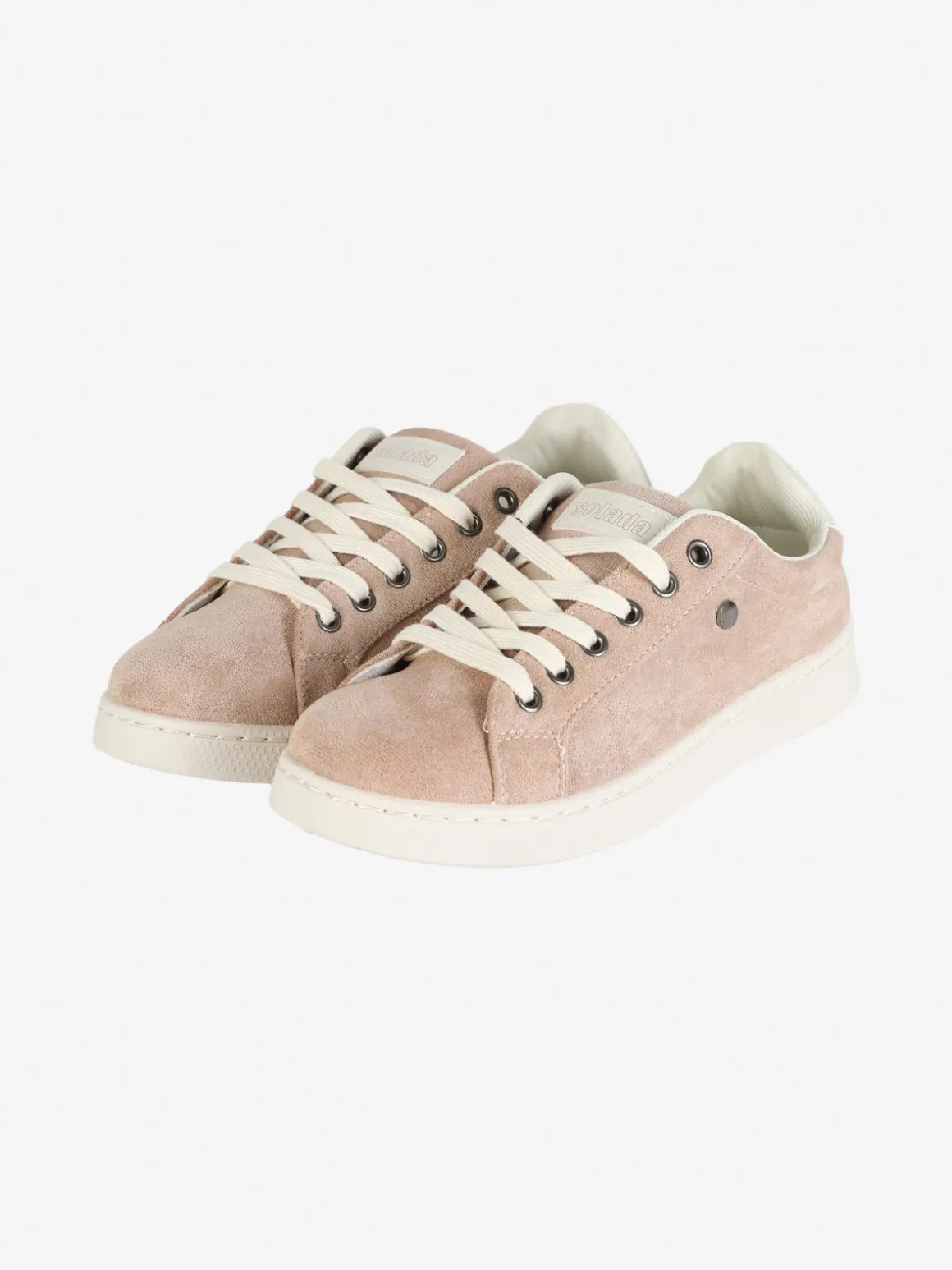 Solada Sneakers donna basse in tessuto scamosciato