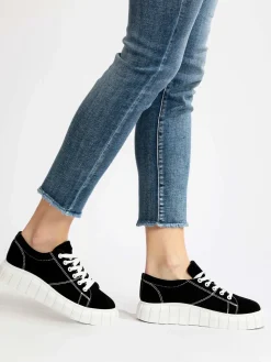 Solada Sneakers donna bicolor con platform