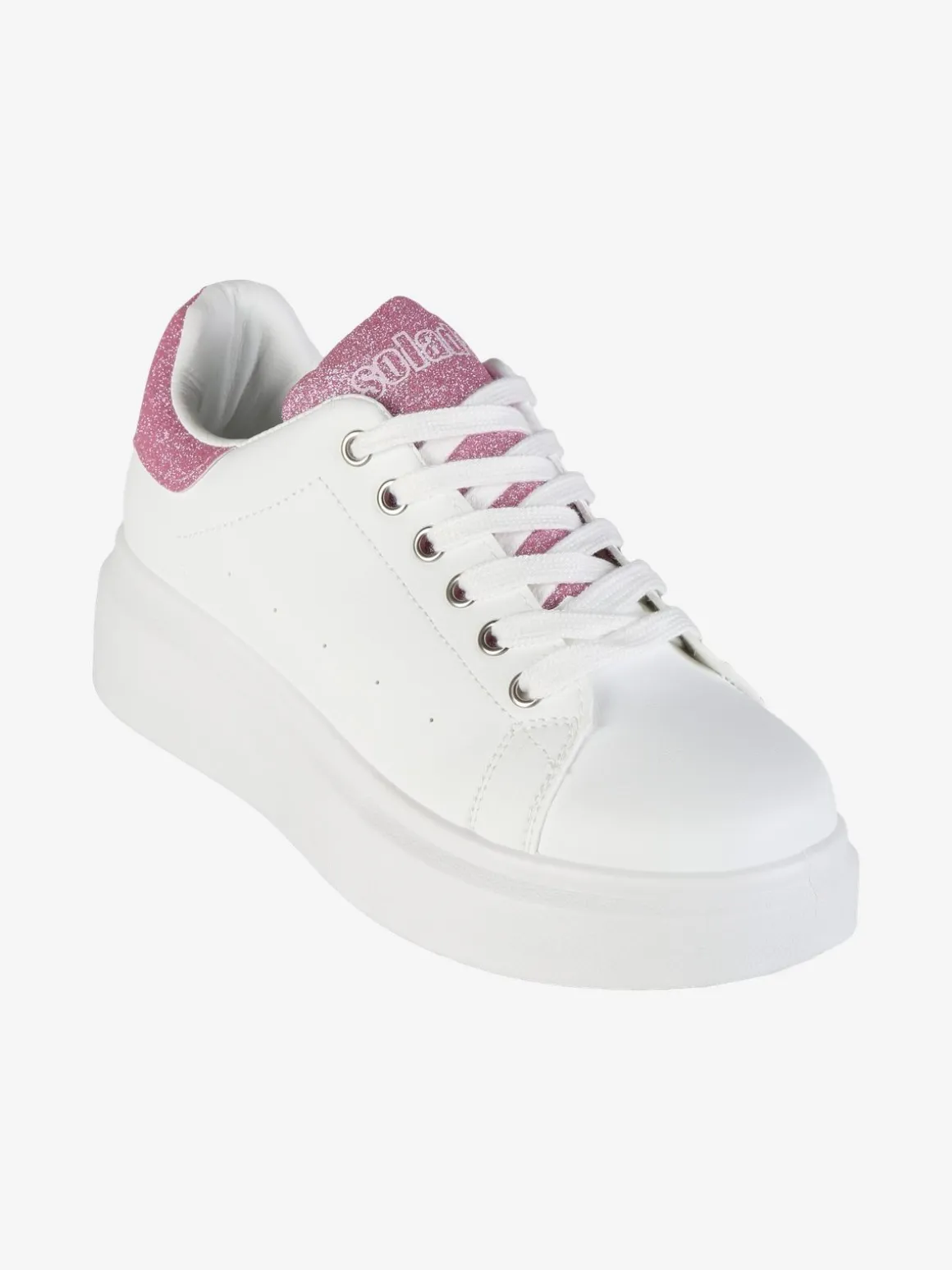 Solada Sneakers donna con platform e dettagli glitter