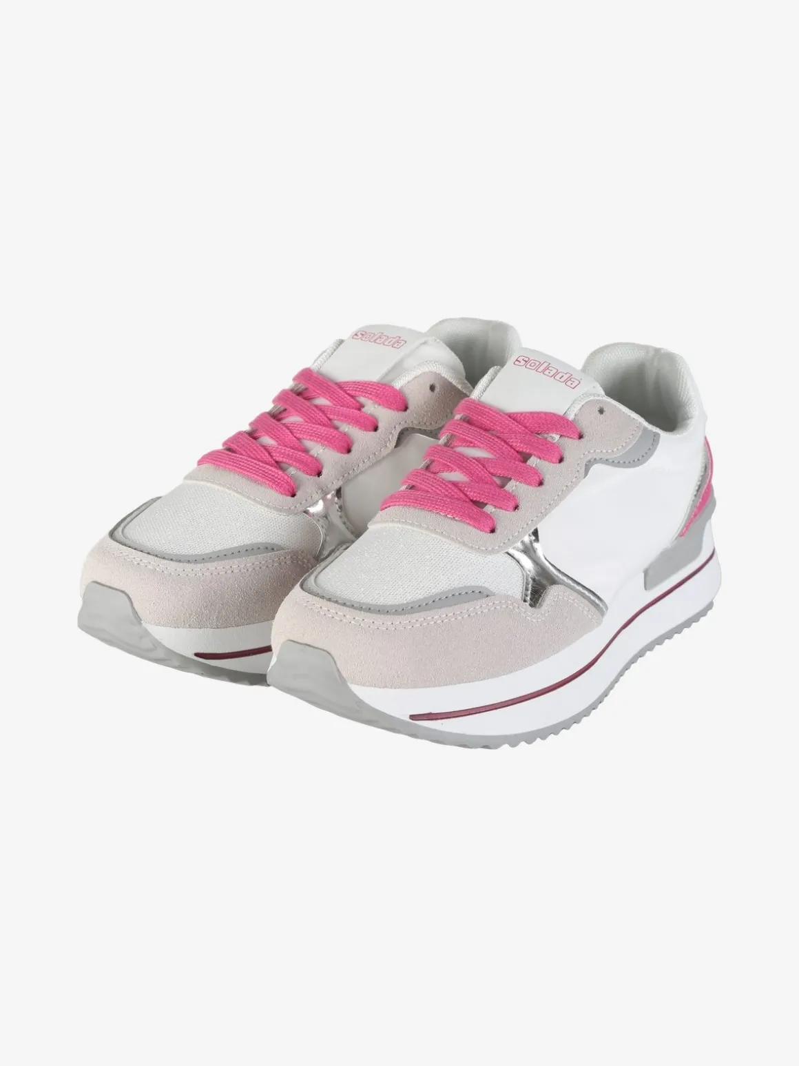 Solada Sneakers donna con suola alta