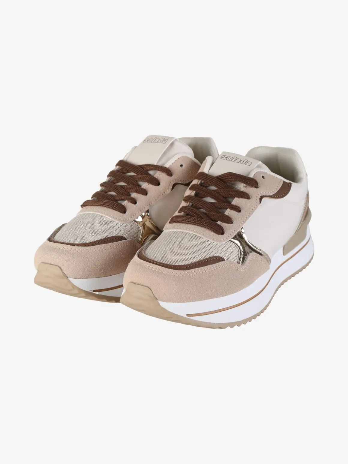 Solada Sneakers donna con suola alta
