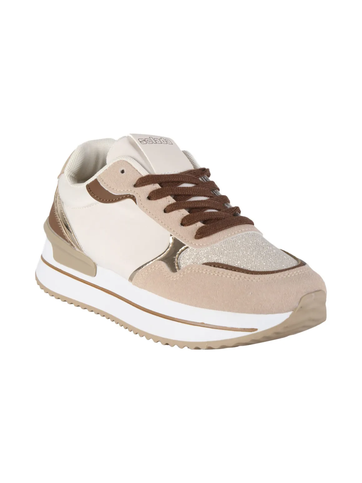 Solada Sneakers donna con suola alta
