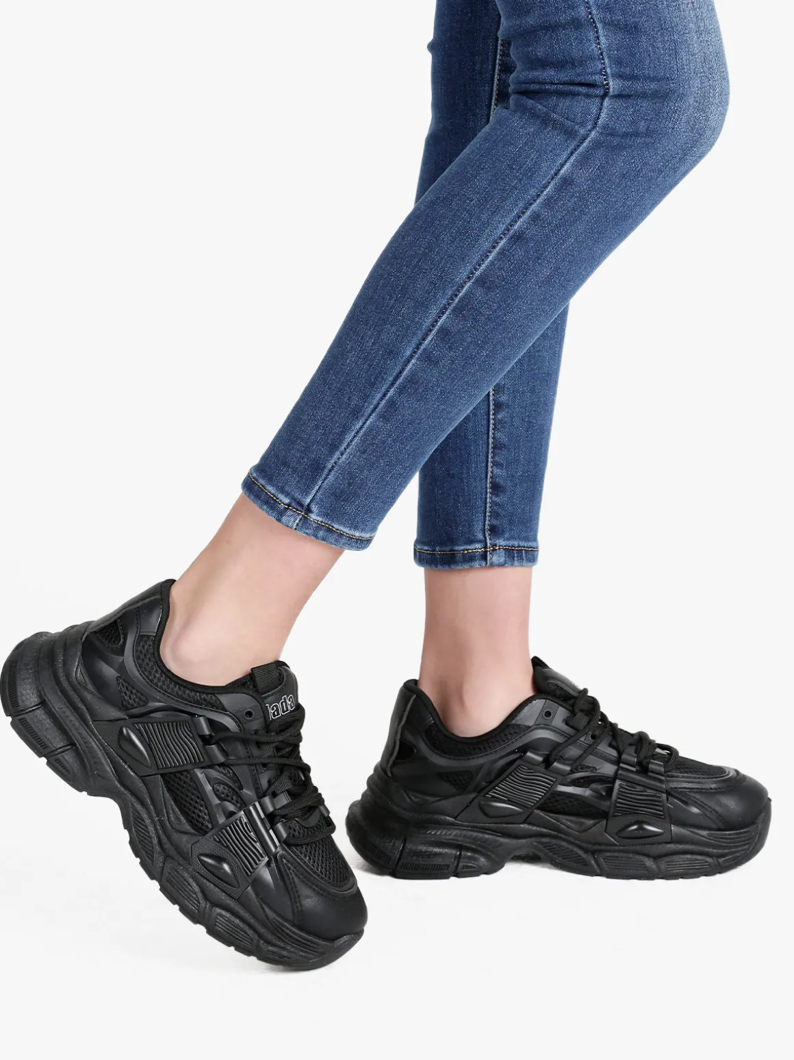 Solada Sneakers donna sportive con suola alta