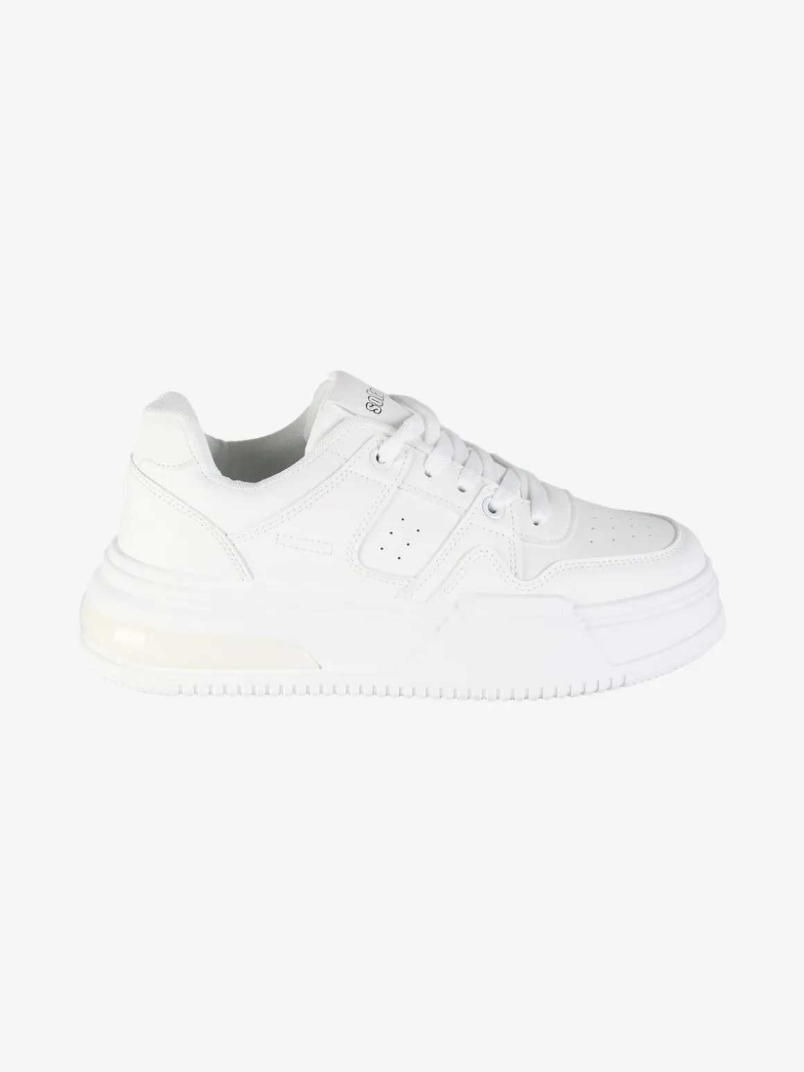 Solada Sneakers donna stringate con suola alta