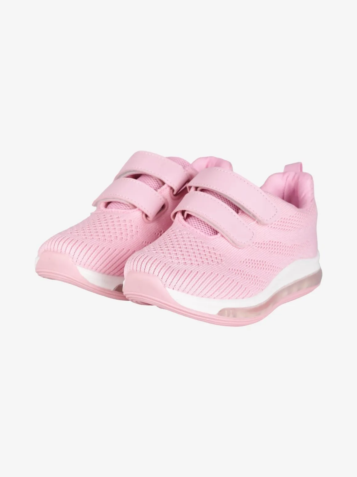 Solada Sneakers in tessuto da bambina con strappi e luci