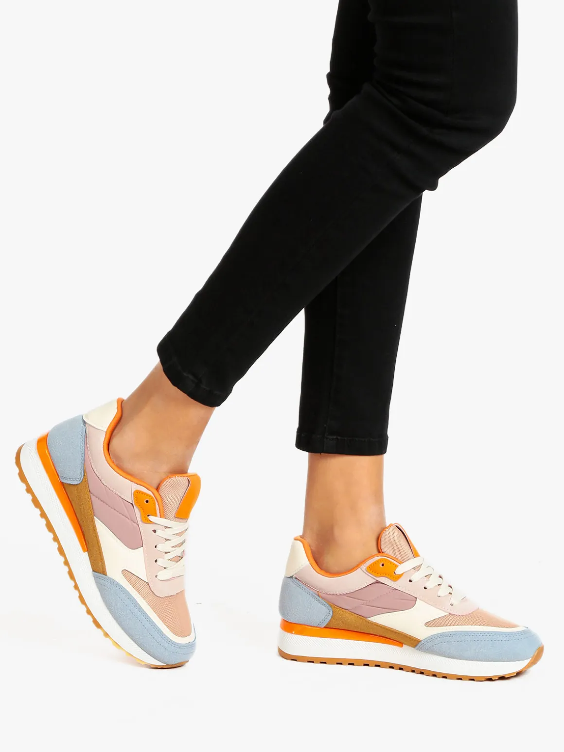 Solada Sneakers multicolor donna con platform