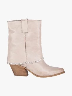 Solada Stivaletti in pelle da donna texani con borchie