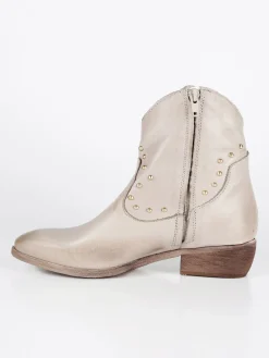 Solada Stivaletti in pelle donna con borchie