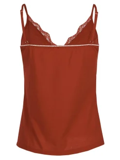 Solada Top a costine con pizzo