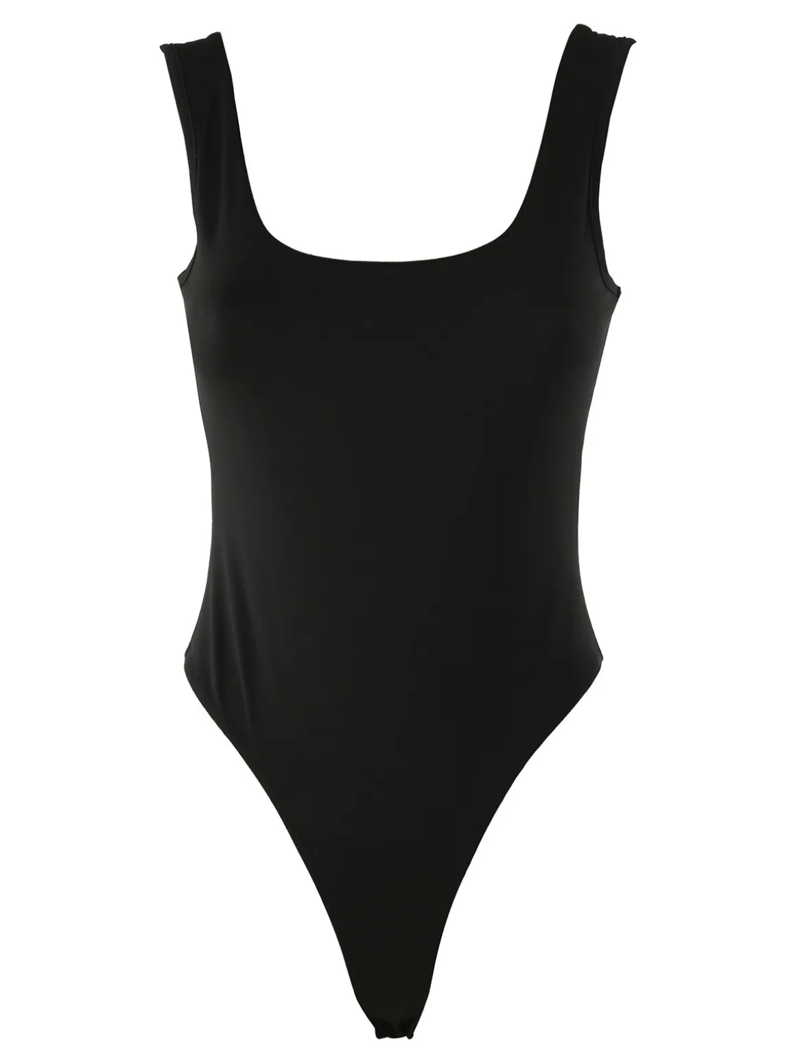 Solada Top body donna senza maniche sgambato - nero