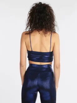 Solada Top corto donna con lurex