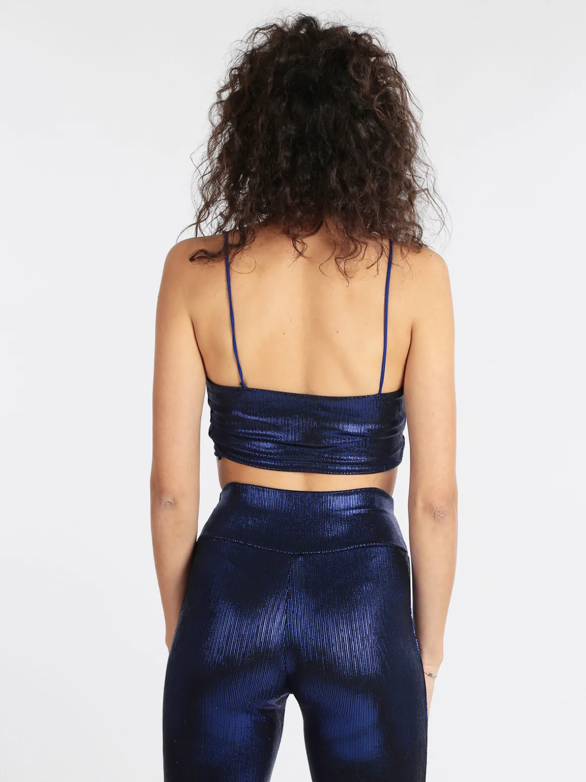 Solada Top corto donna con lurex