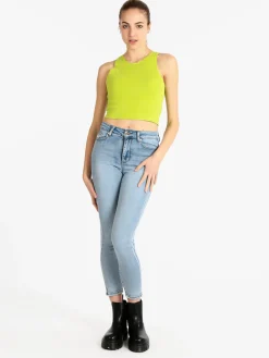 Solada Top cropped donna in maglia