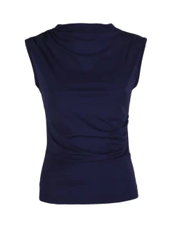 Solada Top donna accollato - blu scuro