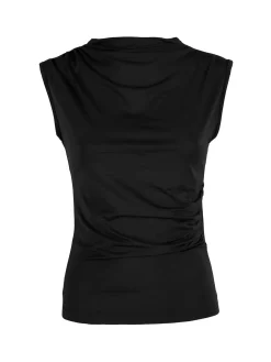 Solada Top donna accollato - nero