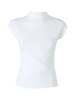 Solada Top donna accollato senza maniche - bianco