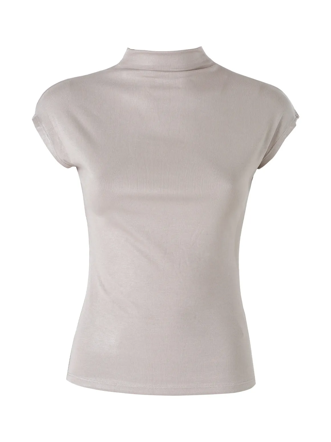 Solada Top donna accollato senza maniche - fango