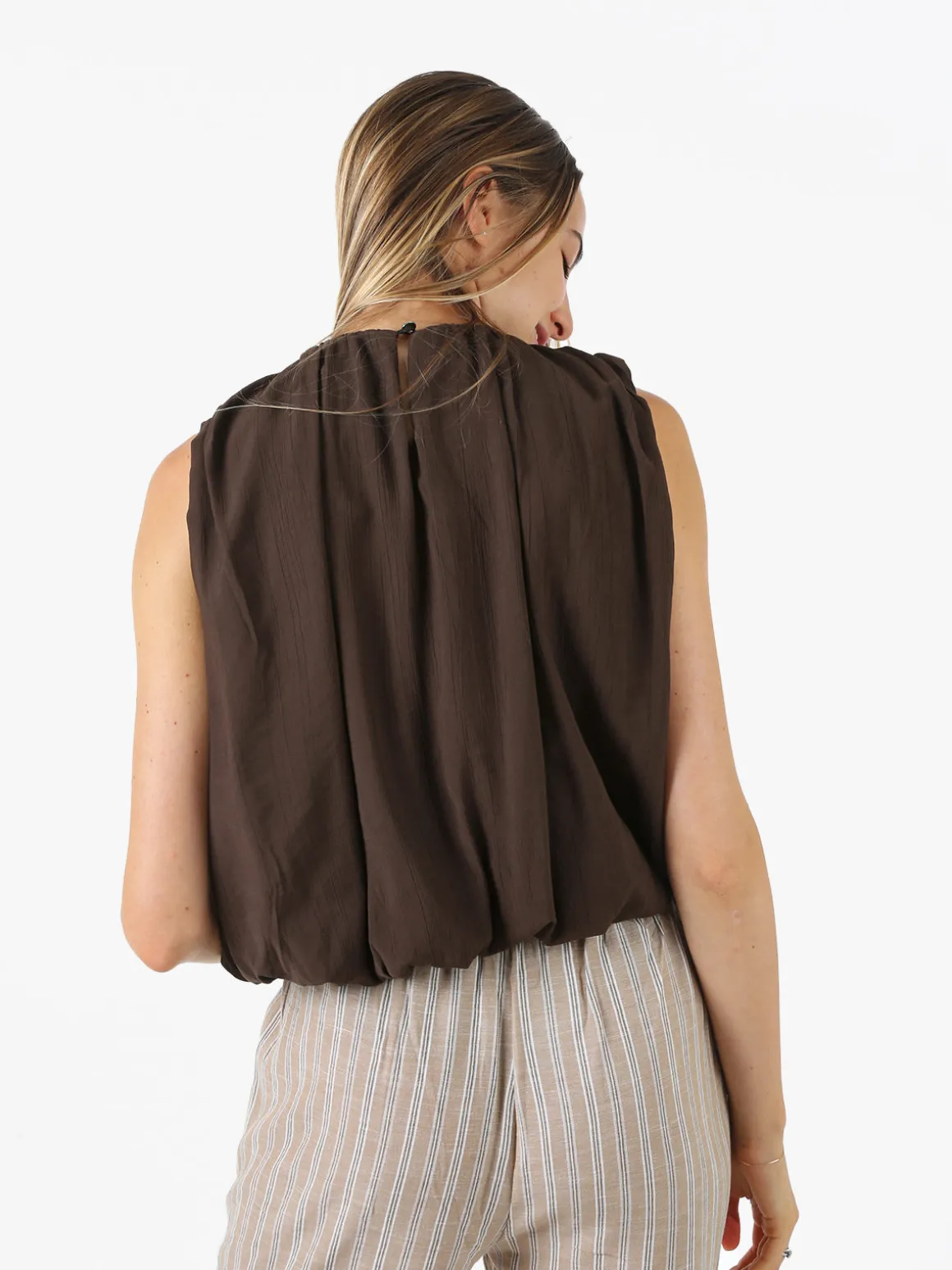 Solada Top donna a palloncino - moro