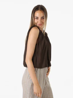 Solada Top donna a palloncino - moro