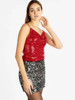 Solada Top donna con lurex